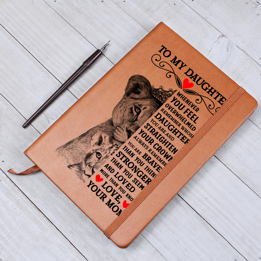 TO MY DAUGHTER LION CROWN JOURNAL