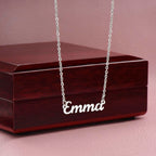 TO MY DAUGHTER OLD LION NAME NECKLACE GIFT SET