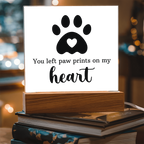 Keepsake Acrylic Bundle - You Left Pawprints In My Heart