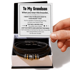 Love You Forever To My Grandson Bracelet Believe Deep